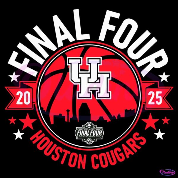 2025 Final Four Houston Cougars Mens Basketball SVG