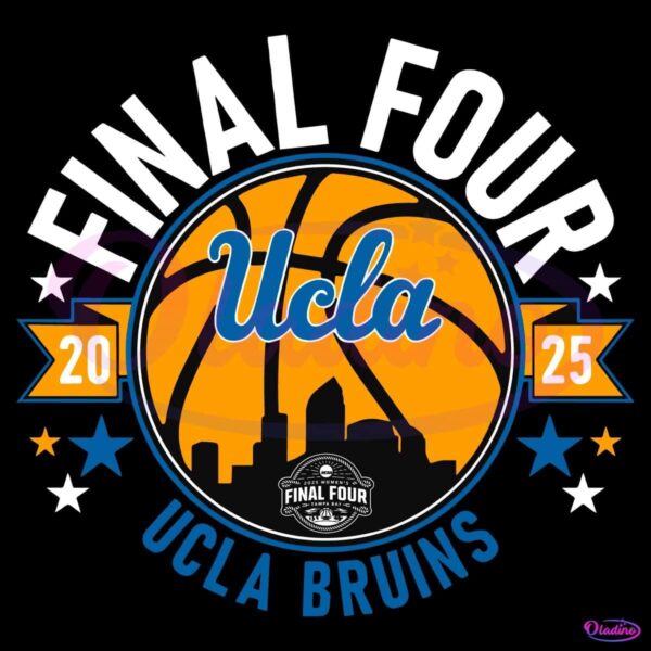 2025 Womens Final Four Ucla Bruins Basketball SVG