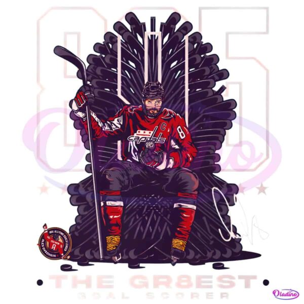 Alex Ovechkin 895 Career Goals Throne PNG