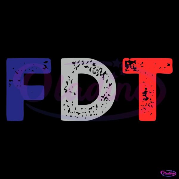 Anti Trump Retro Fdt SVG