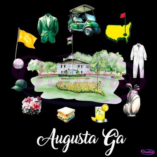 Augusta Georgia Azalea Golf Pimento Cheese Jacket PNG