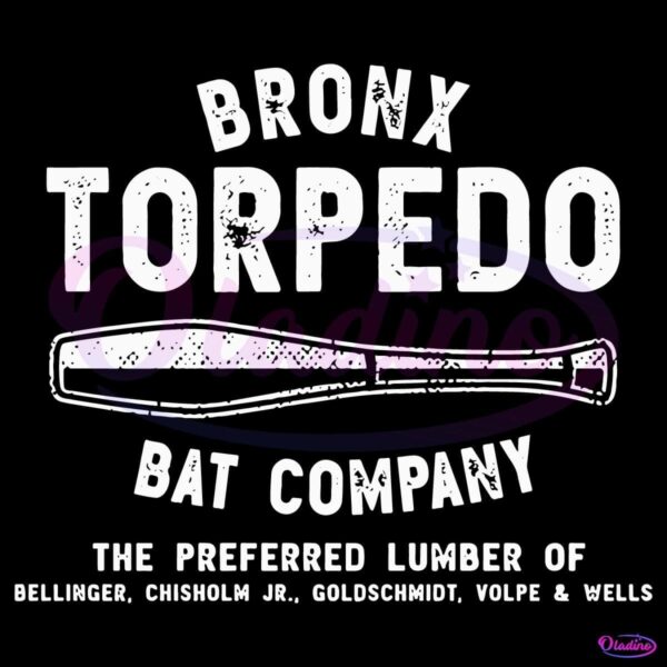 Bronx Torpedo Bat Company New York Yankees Baseball SVG
