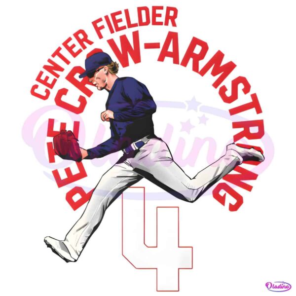 Center Fielder Pete Crow Armstrong 4 Chicago Cubs PNG