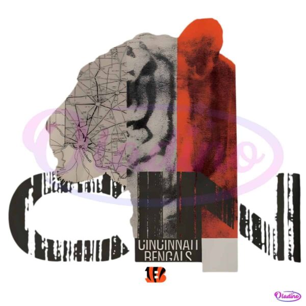 Cincinnati Bengals 2025 Nfl Draft Bold Cluster PNG
