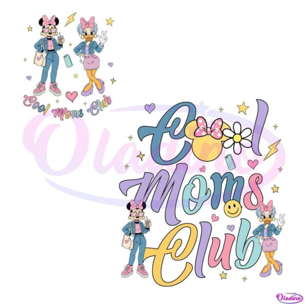 Cool Mom Club Vacation Mode Family PNG