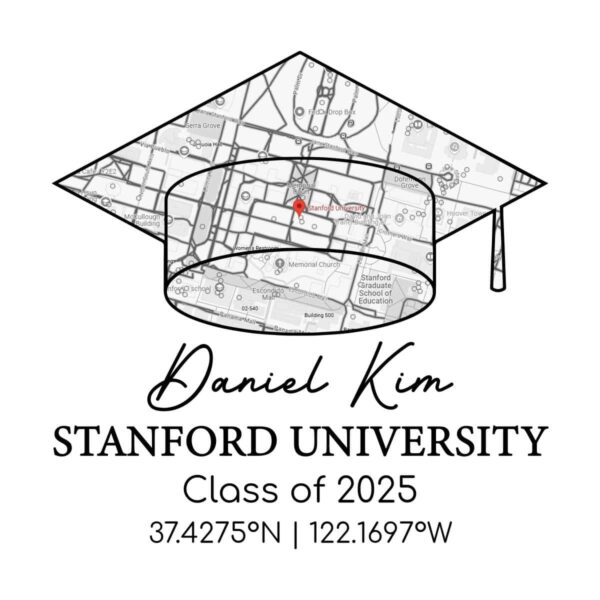 Custom Campus Map Graduation Personalized Class Of 2025 PNG