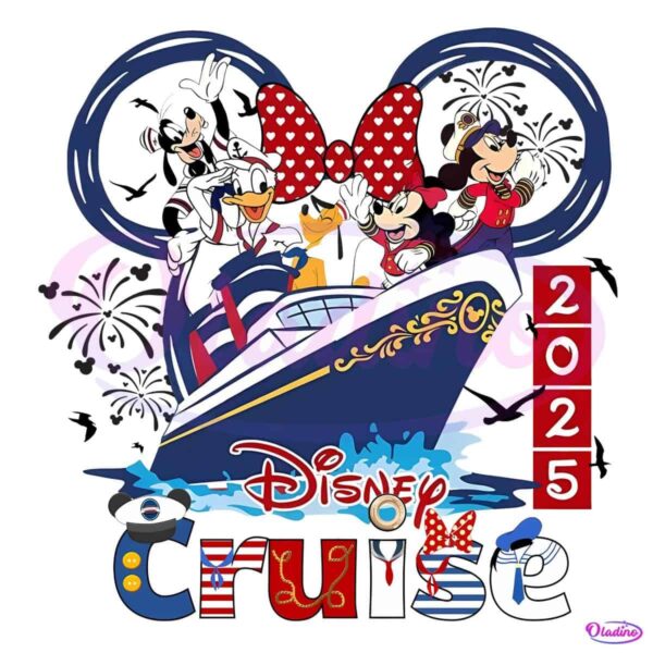 Custom Magical Disney Cruise 2025 Family Vacation SVG