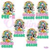 Disney Friends Rainbow Grade School Bundle PNG