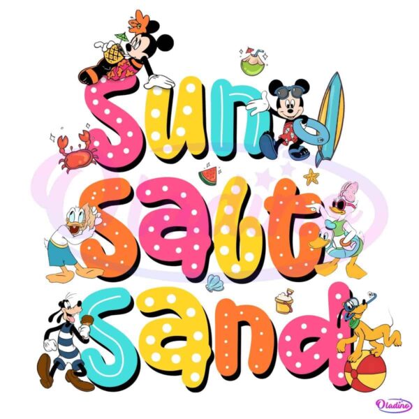 Disney Summer Sun Salt Sand PNG