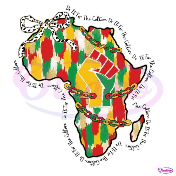 Do It For The Culture Juneteenth Africa Map PNG