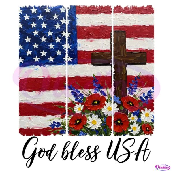 Floral Usa 4Th Of July Patriotic Girly PNG