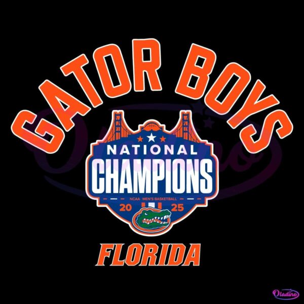 Gator Boys National Champion Florida Basketball SVG