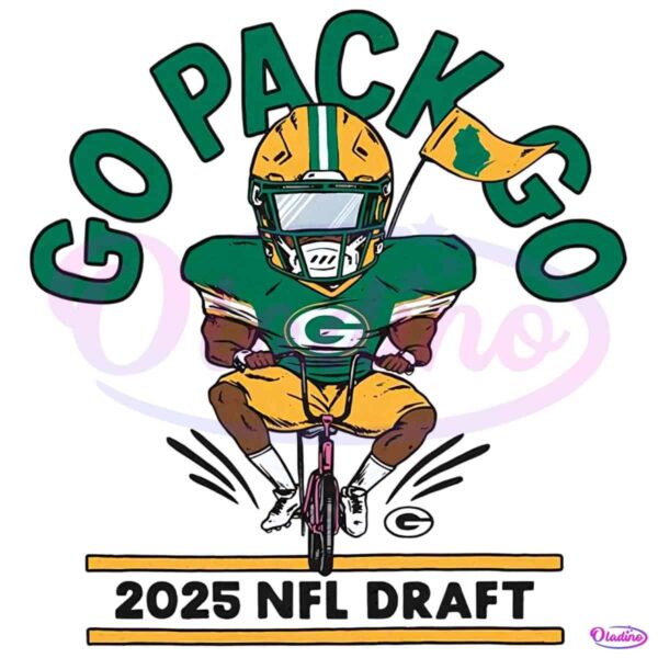 Go Pack Go 2025 Nfl Draft Bike Ride PNG