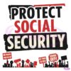 Hands Off Social Security Cowgirl Protest PNG