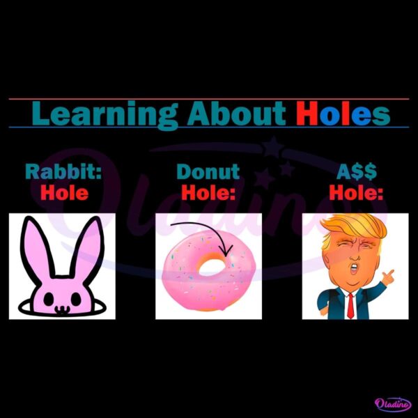 Learning About Holes Rabbit Hole Donut Hole Ass Hole PNG