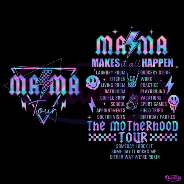 Mama Makes It All Happen Motherhood Lighting PNG