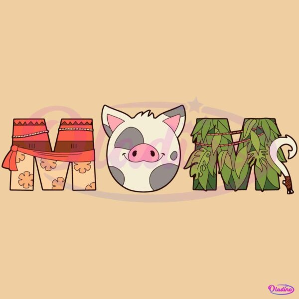 Moana Mom Disney Mothers Day SVG
