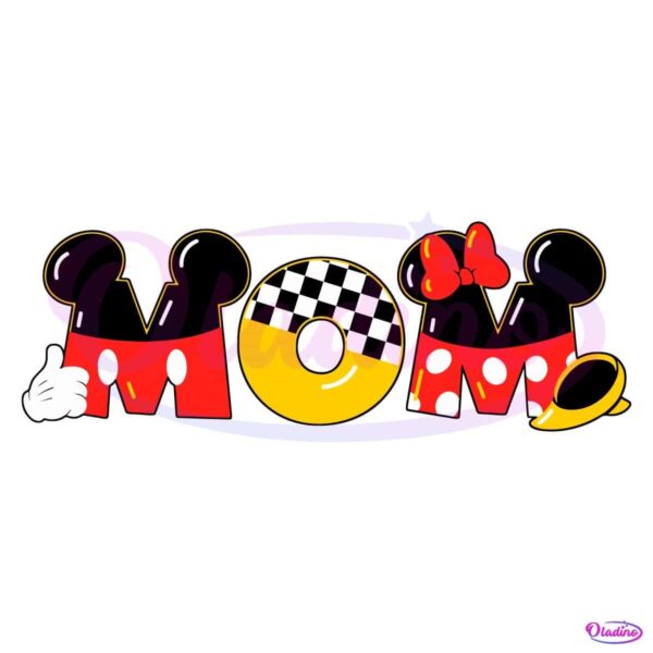 Mom Magic With Mickey And Minnie Disney Mothers Day SVG