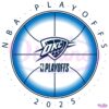 Nba Playoffs 2025 Okc Thunder Basketball SVG