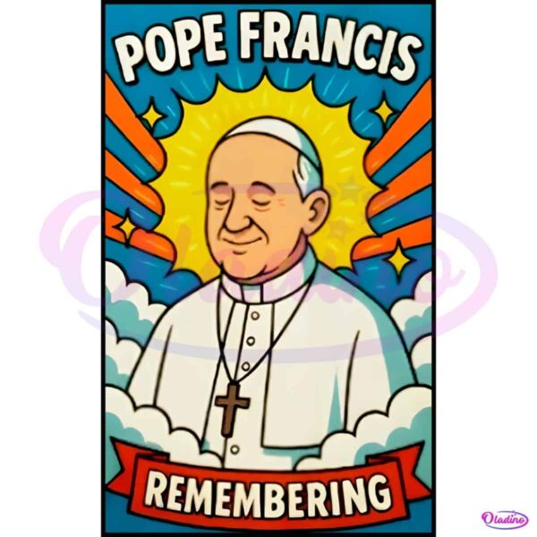 Pope Francis Remembering 1963 2025 Cartoon PNG