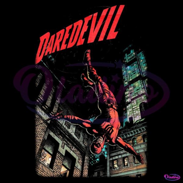 Retro Daredevil Matt Murdock Marvel Comic PNG