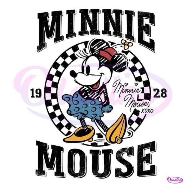 Retro Minnie Mouse Vintage Disney World Printable PNG