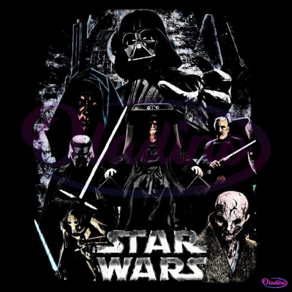 Retro Star Wars Dark Side PNG