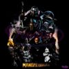 Retro Star Wars The Mandalorian Poster PNG