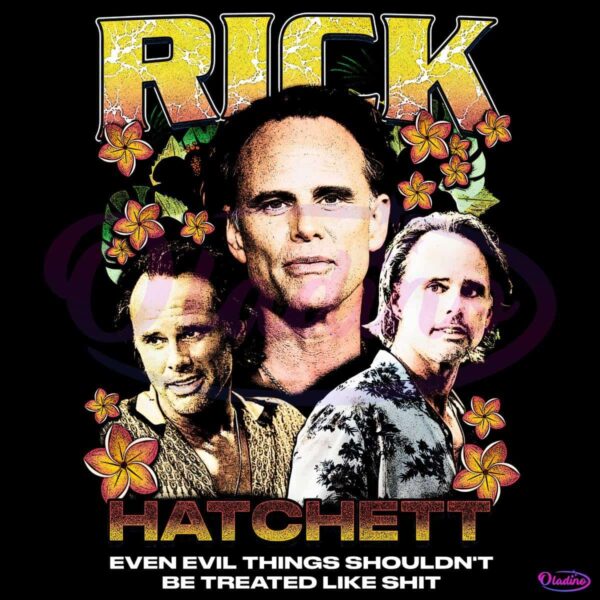 Retro The White Lotus Rick Hatchett PNG