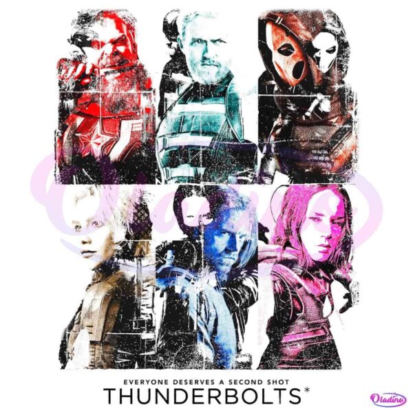 Retro Thunderbolts Everyone Deserves A Second Shot PNG