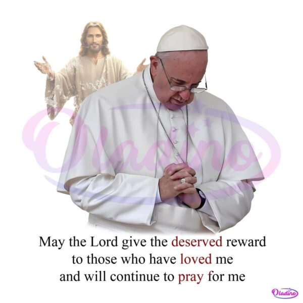 Rip Pope Francis 1936 2025 Prayerful Tribute With Jesus PNG