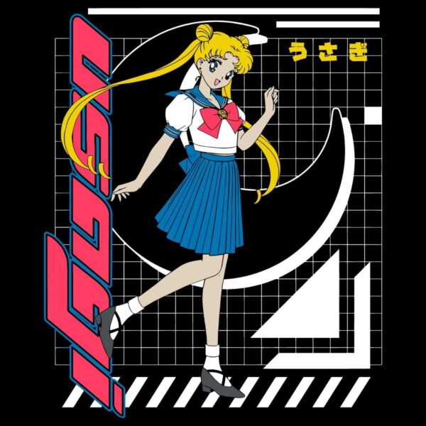 Sailor Moon Usagi Tsukino Retro 90S Anime Girl SVG