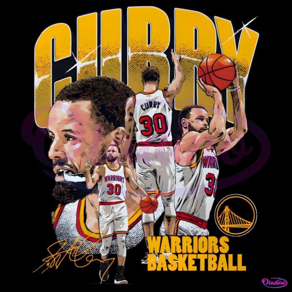 Steph Curry Golden State Warriors Basketball Signature PNG