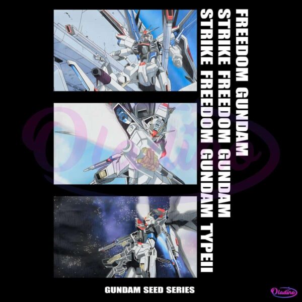 Strike Freedom Gundam Typeii Gundam Seed Series PNG