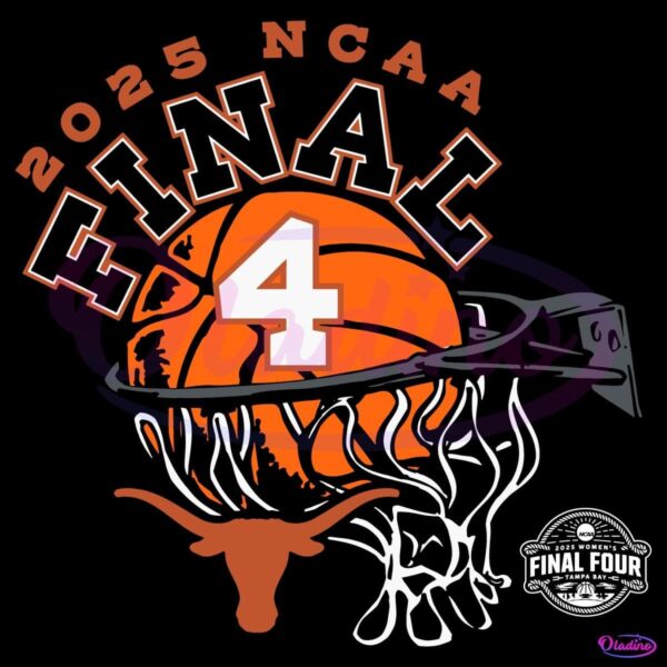 Texas Longhorns 2025 Final Four Ncaa Womens Basketball SVG