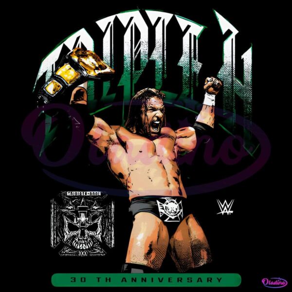Triple H 30Th Anniversary Wwe PNG