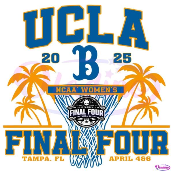 Ucla Bruins 2025 Ncaa Womens Final Four Tampa Fl