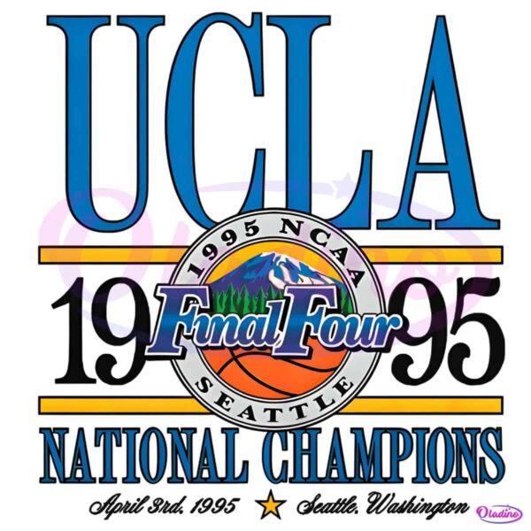 Ucla Mens 1995 Basketball National Champions PNG