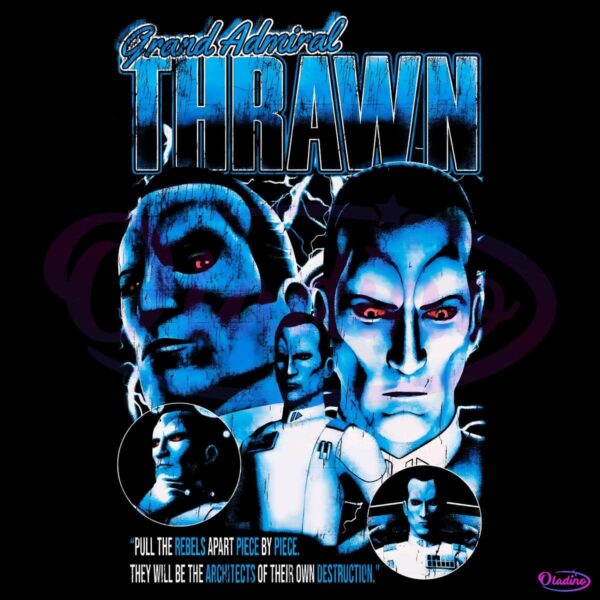 Vintage Grand Admiral Thrawn Disney Star Wars PNG