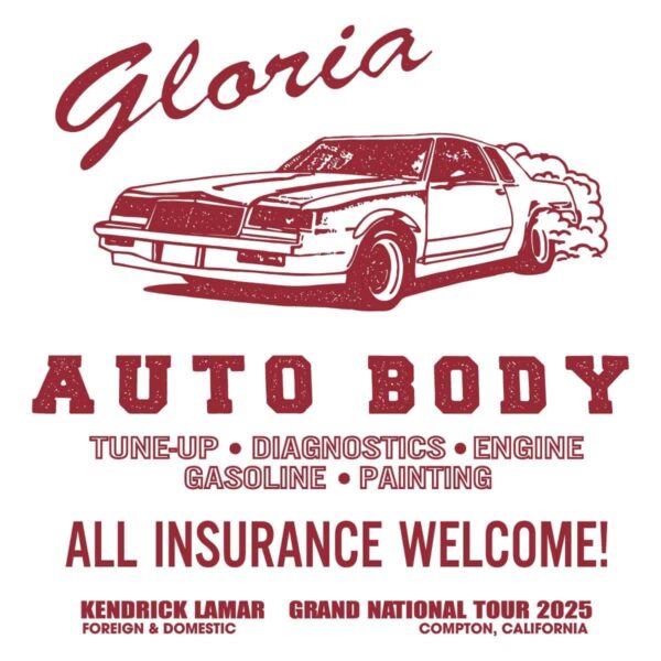 Vintage Kendrick Lamar Gloria Auto Body SVG