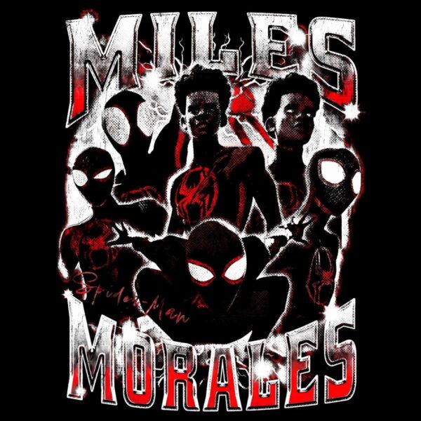 Vintage Miles Morales Spider Man Across The Spider Verse PNG