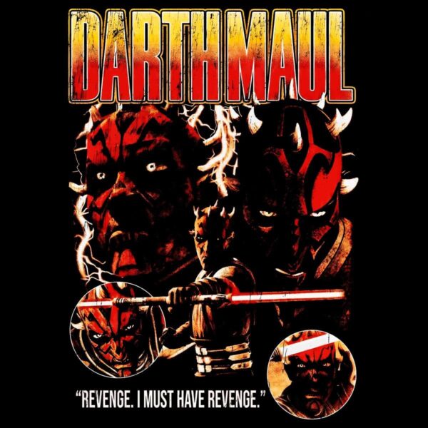 Vintage Star Wars 90S Darth Maul Revenge I Must Have Revenge PNG
