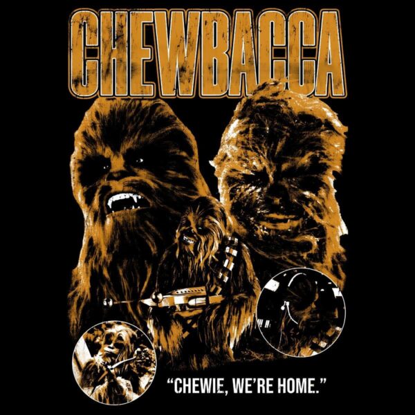 Vintage Star Wars Chewbacca Chewie We Are Home PNG