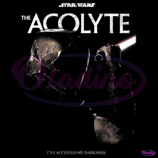Vintage Star Wars The Acolyte I Have Accepted Darkness PNG