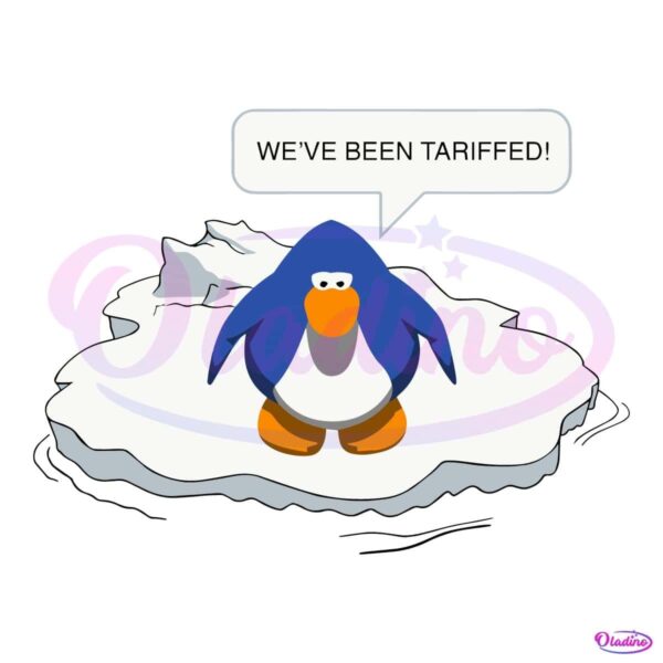 Weve Been Tariffed Resist Penguin Anti Trump SVG