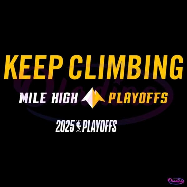 2025 Nba Playoffs Denver Nuggets Mantra Playoffs SVG