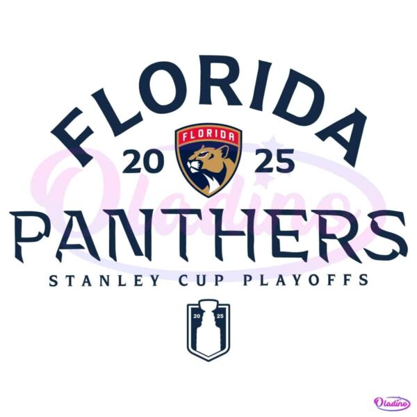 2025 Stanley Cup Playoffs Florida Panthers SVG
