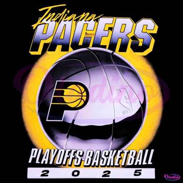 Adult Indiana Pacers 2025 Nba Playoffs Swish PNG