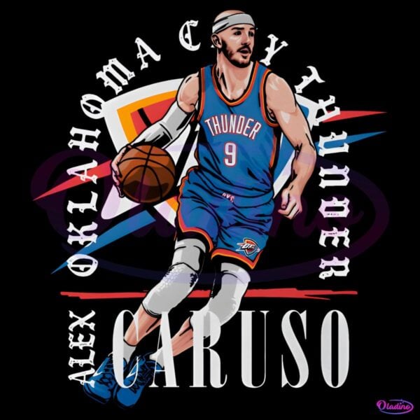 Alex Caruso Oklahoma City Thunder Shield PNG