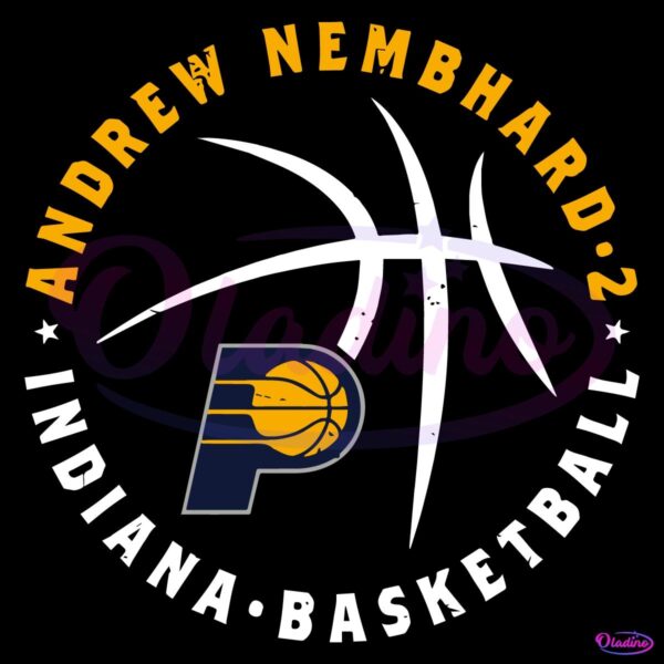 Andrew Nembhard Indiana Pacers Basketball Player Ball SVG